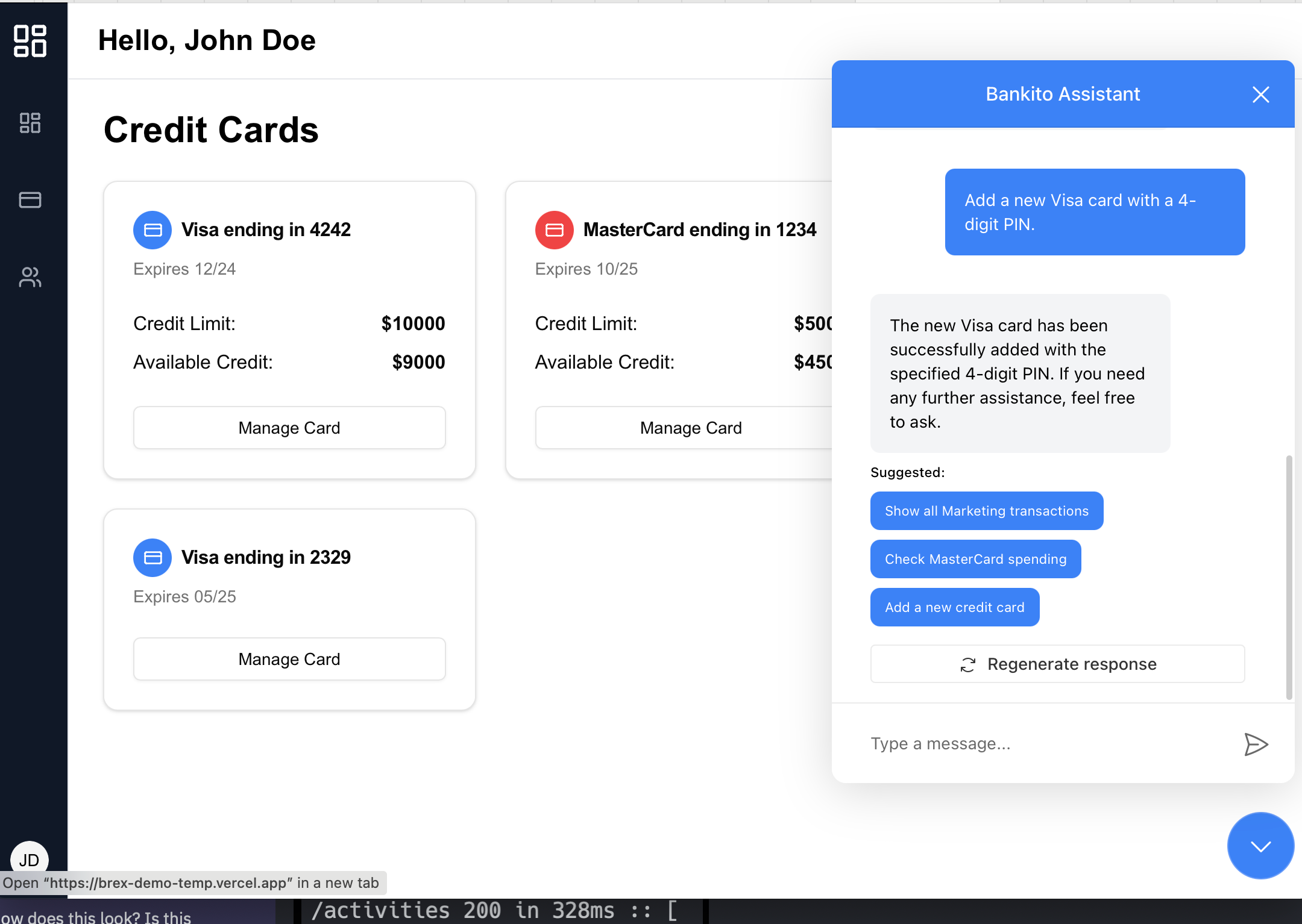 Banking Portal